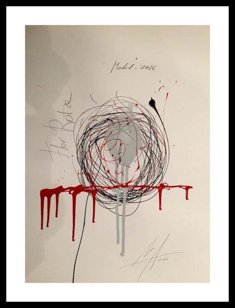 Flor rota |Obra gráfica de Alejandro Lopez | Compra arte en Flecha.es