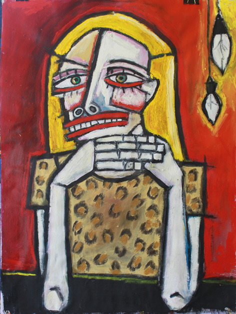 Lucrecia |Pintura de Veo blasco | Compra arte en Flecha.es