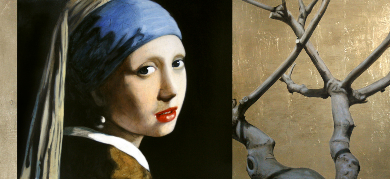 DAMA DE VEERMER |Dibujo de Enrique González | Compra arte en Flecha.es