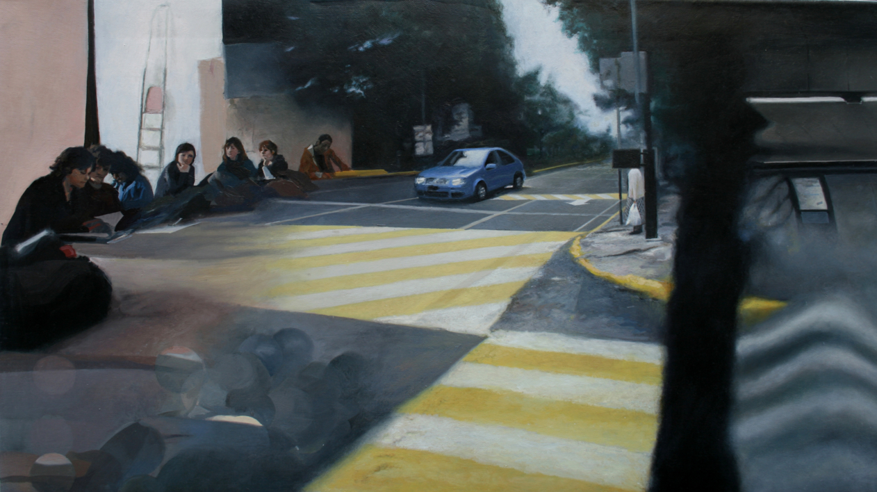 Ficción Urbana III | Pintura de Erick Miraval | Compra arte en Flecha.es