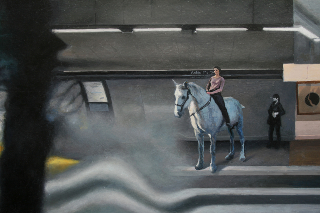 Ficción Urbana III | Pintura de Erick Miraval | Compra arte en Flecha.es