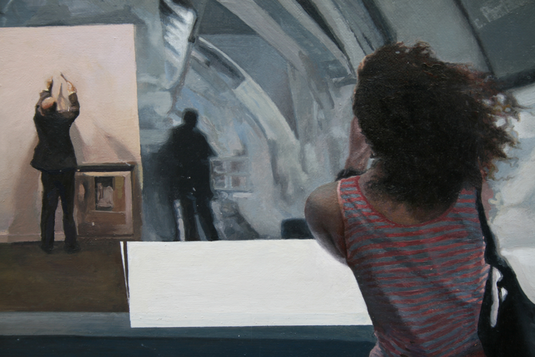 Ficción Urbana III | Pintura de Erick Miraval | Compra arte en Flecha.es