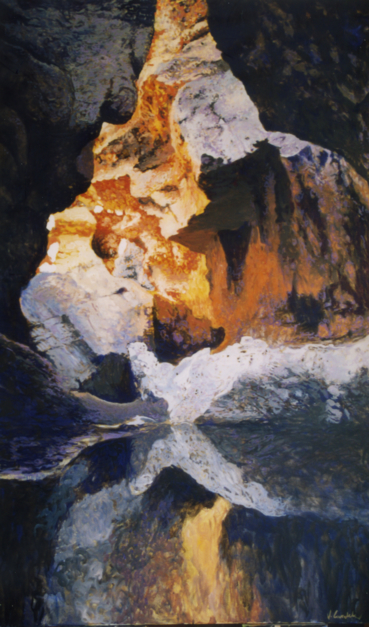 Gruta africana |Pintura de Victor Candela | Compra arte en Flecha.es
