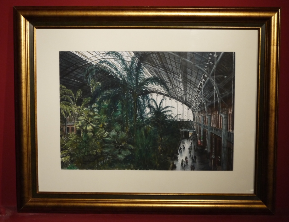 Estación de Atocha, Madrid | Pintura de Pedro Higueras | Compra arte en Flecha.es