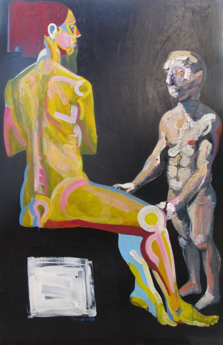 El inadvertido |Pintura de Nader | Compra arte en Flecha.es