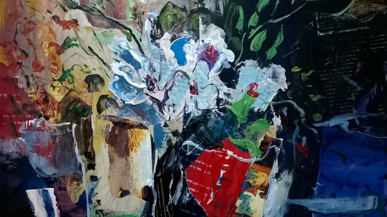 Diálogos de papel 21 | Pintura de Muz Martínez | Compra arte en Flecha.es