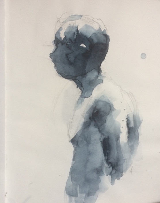 Ricardo desnudo |Dibujo de Alvaro Sellés | Compra arte en Flecha.es