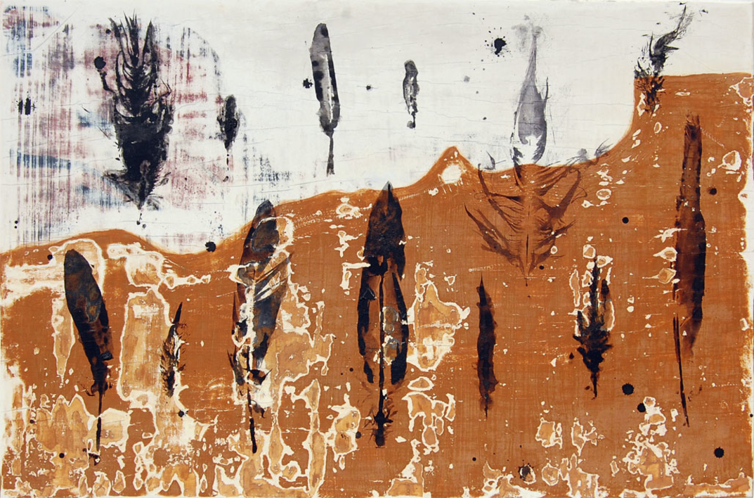 Huella de plumas 3 |Escultura de Macarena Garví | Compra arte en Flecha.es