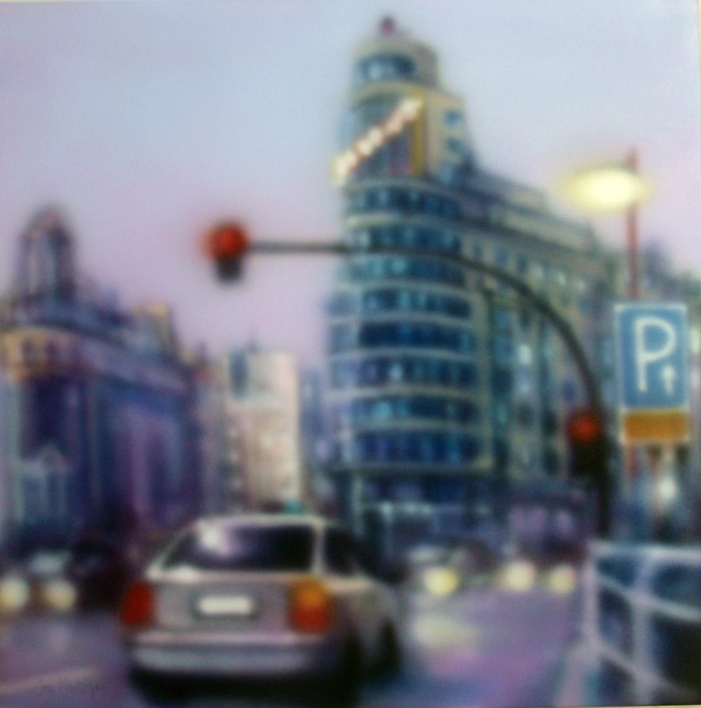 metrópolis nº 44 |Pintura de saiz manrique | Compra arte en Flecha.es