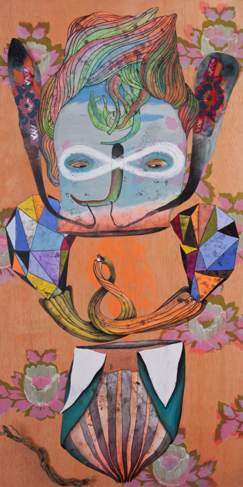 Falsa Oruga by WONDERLAND |Collage de Katarzyna Rogowicz | Compra arte en Flecha.es