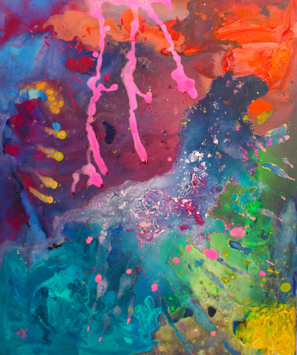Estelas |Pintura de Ángeles Romo | Compra arte en Flecha.es
