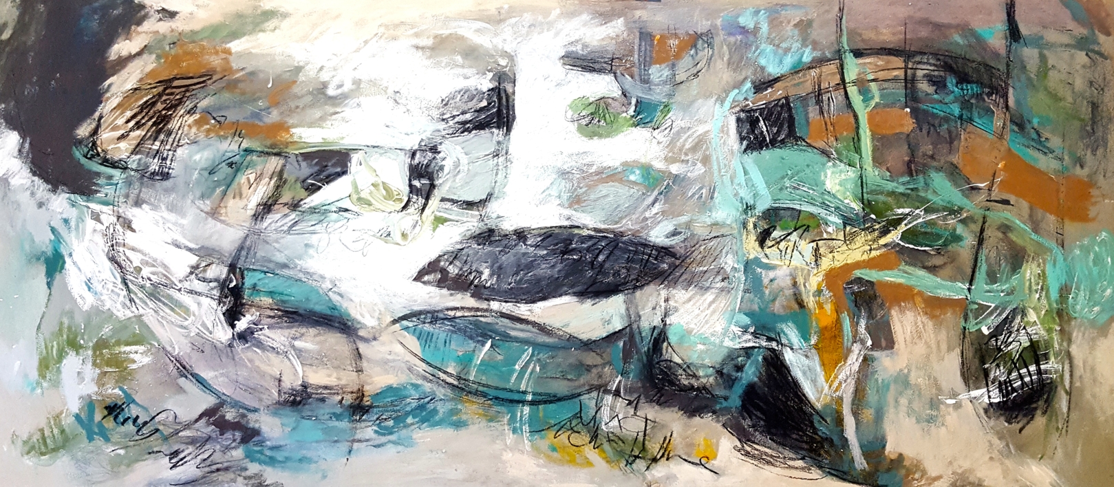 EL TIEMPO DE ELEKTRA |Pintura de Sargam | Compra arte en Flecha.es