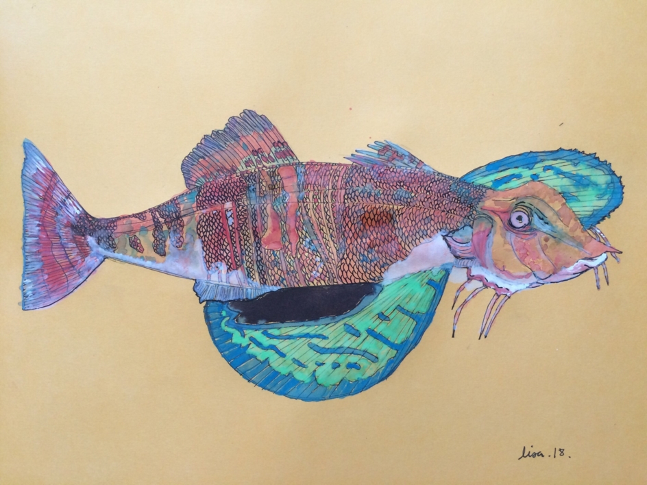 Chicharra |Dibujo de Lisa | Compra arte en Flecha.es