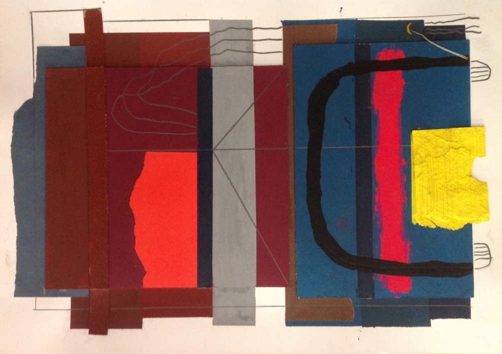 Paisaje 3 |Collage de Pedro galvez | Compra arte en Flecha.es