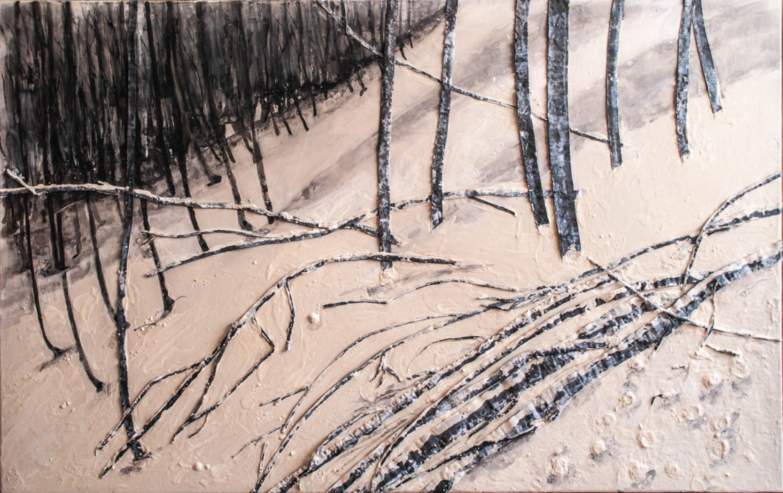 paisajes negros |Pintura de beatriz cárcamo    www.beatrizcarcamo.tumblr.com | Compra arte en Flecha.es