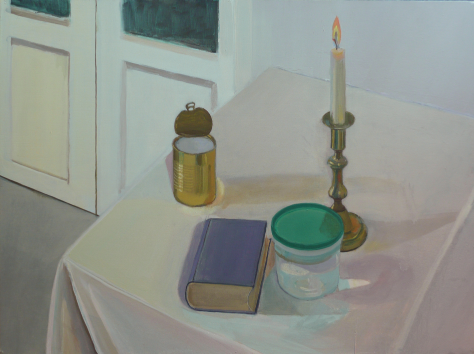 Los restos del  día |Pintura de Ignacio Mateos | Compra arte en Flecha.es