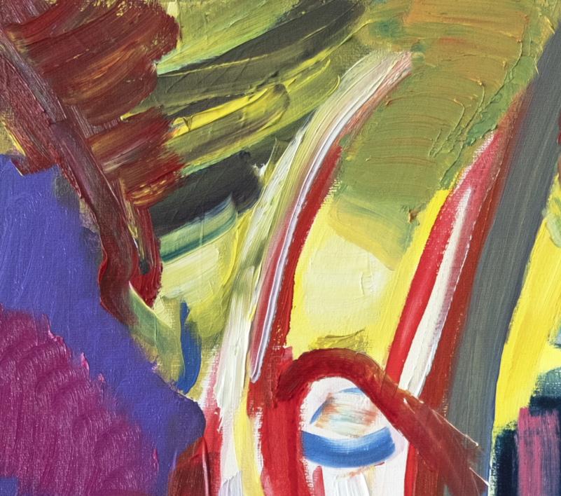 Bailes salvajes. Expresión en especie | Pintura de Maciej Cieśla | Compra arte en Flecha.es