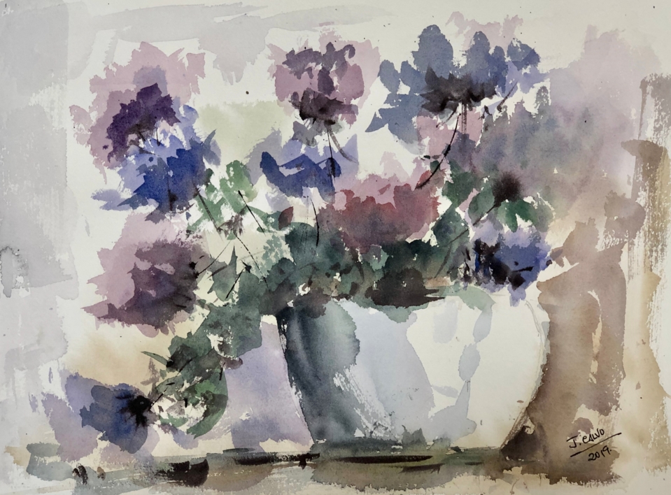 Floral |Pintura de Jesus | Compra arte en Flecha.es