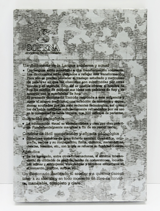 TEXTO ESCOLAR RANCÉS ENCICLOPEDIA - SOPENA | Escultura de Micaela Aljovín | Compra arte en Flecha.es