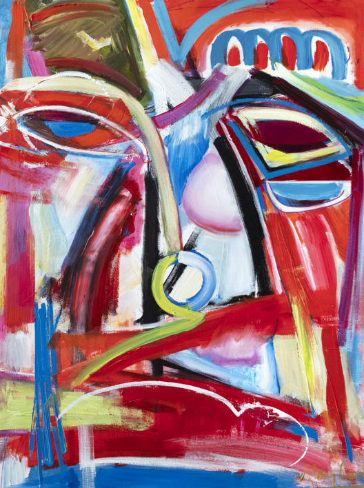 Abstracción, arquetipo de retrato |Pintura de Maciej Cieśla | Compra arte en Flecha.es