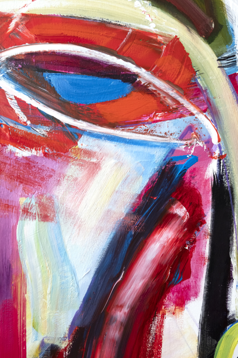 Abstracción, arquetipo de retrato | Pintura de Maciej Cieśla | Compra arte en Flecha.es