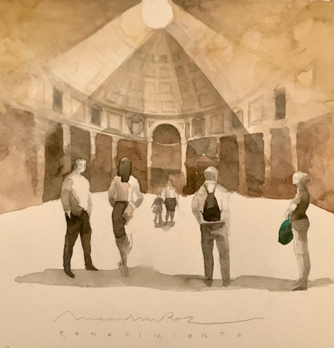 VIAJES II |Dibujo de Menchu Uroz | Compra arte en Flecha.es