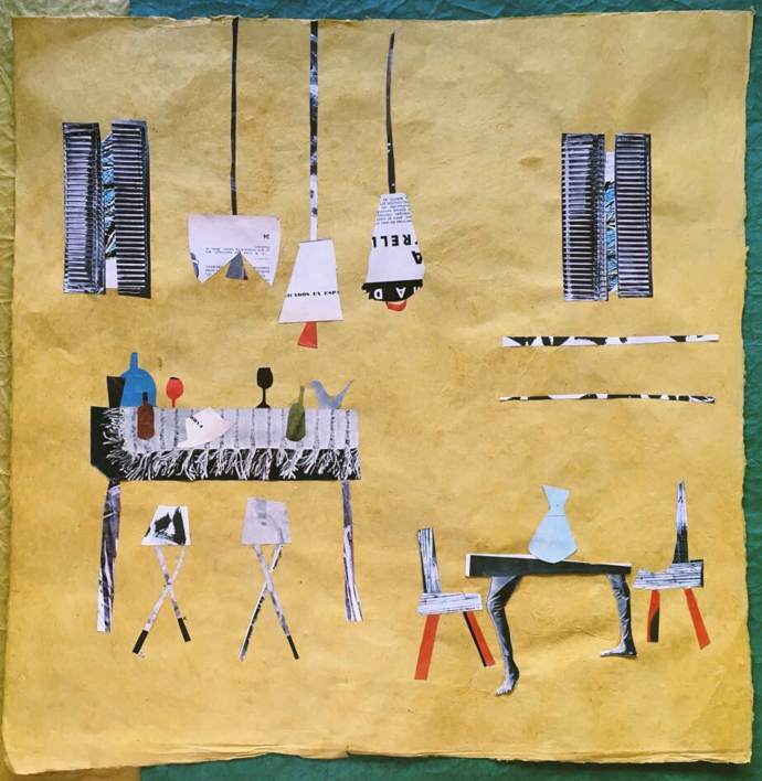 El bar del Cangrejo |Collage de Mero Pil Pil | Compra arte en Flecha.es