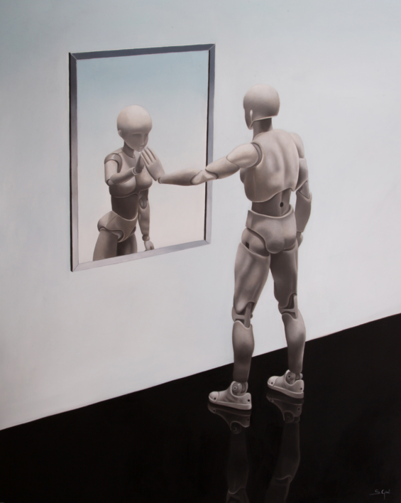 Atrapada |Pintura de Soraya Güell | Compra arte en Flecha.es