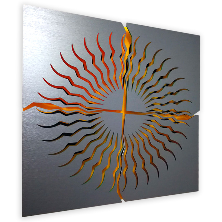 THE SUN | Collage de Geometricarte | Compra arte en Flecha.es