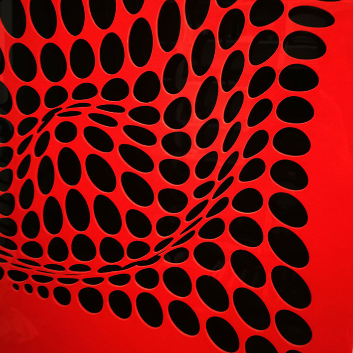 COME INSIDE (Red/Black) | Digital de Geometricarte | Compra arte en Flecha.es