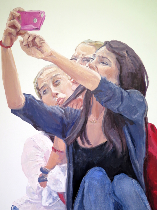 El selfie | Pintura de JESÚS MANUEL MORENO | Compra arte en Flecha.es