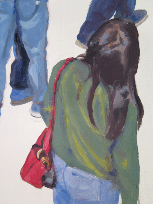 La cola de la ventanilla | Pintura de JESÚS MANUEL MORENO | Compra arte en Flecha.es