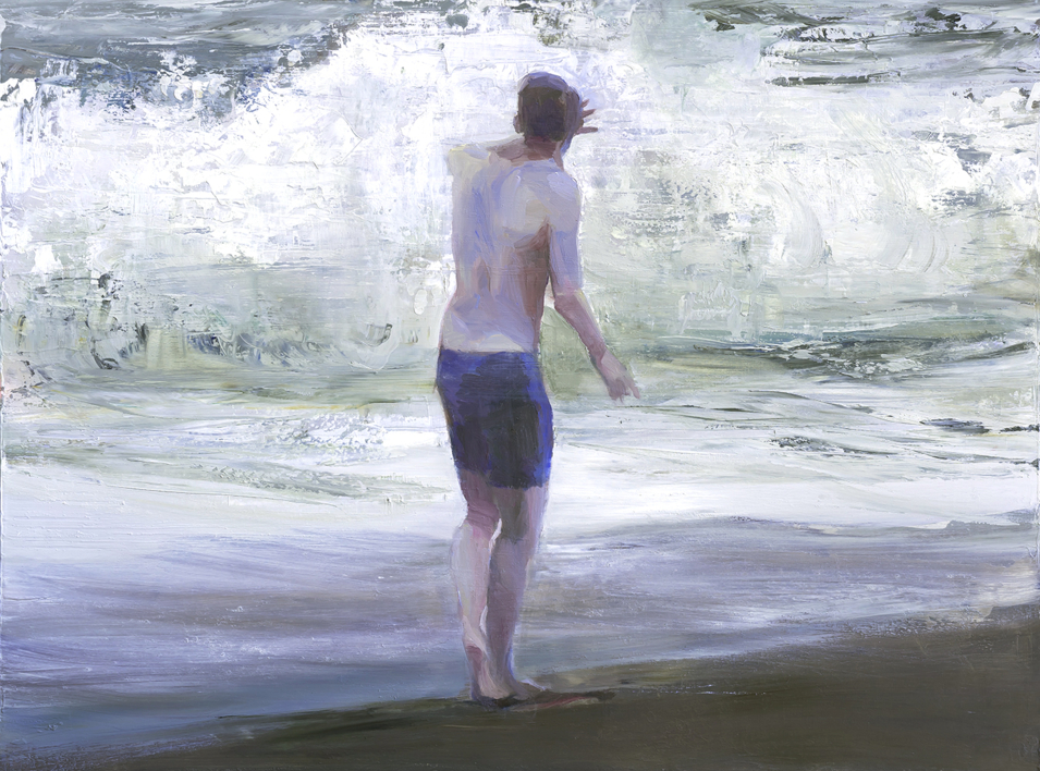 Embistiendo las olas |Pintura de Carmen Montero | Compra arte en Flecha.es