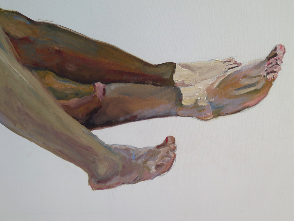 Bajo las sombrillas | Pintura de JESÚS MANUEL MORENO | Compra arte en Flecha.es
