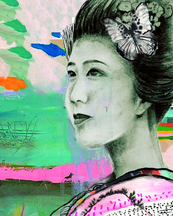 Viaje a Nara |Collage de ANA  SOLER   FERNÁNDEZ | Compra arte en Flecha.es