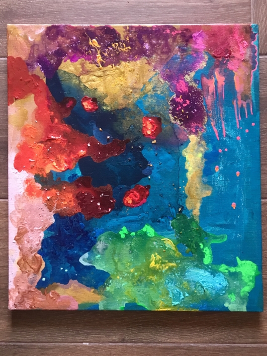 Astros |Pintura de Ángeles Romo | Compra arte en Flecha.es