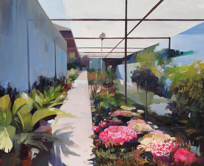 El vivero |Pintura de Carmen Montero | Compra arte en Flecha.es