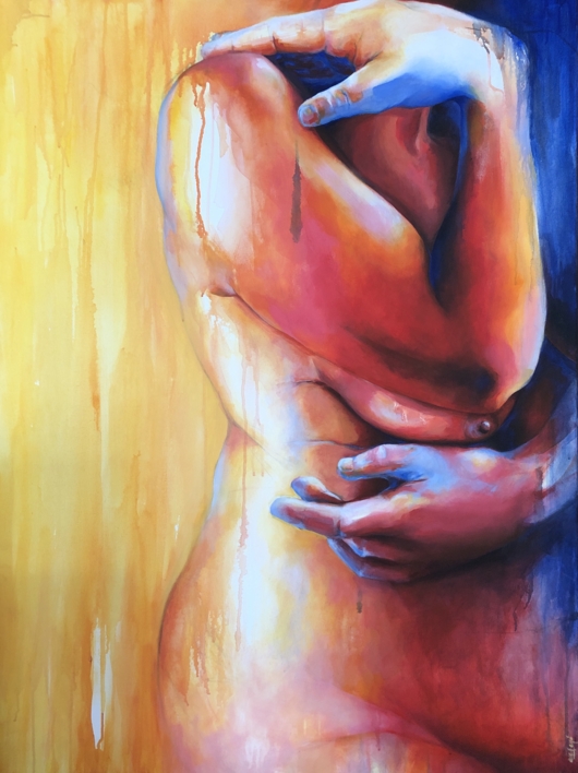 Serie Cuerpos Color |Pintura de Ale Feijó | Compra arte en Flecha.es