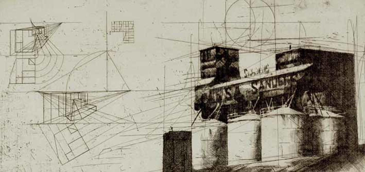 Granero San |Obra gráfica de Wenceslao Robles | Compra arte en Flecha.es