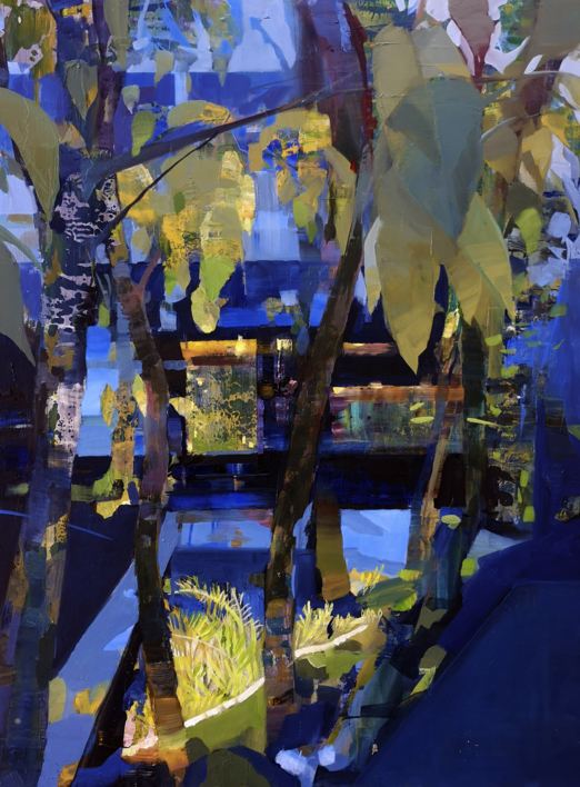 Luces de neón |Pintura de Carmen Montero | Compra arte en Flecha.es