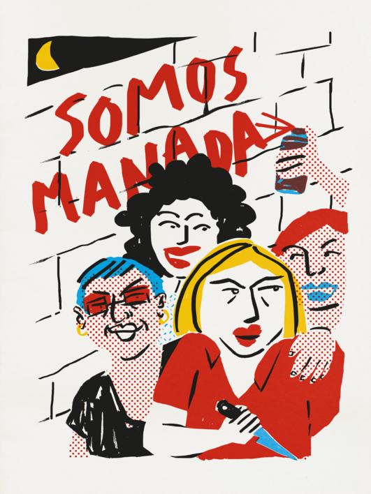 Somos Manada |Ilustración de Mar Estrama | Compra arte en Flecha.es