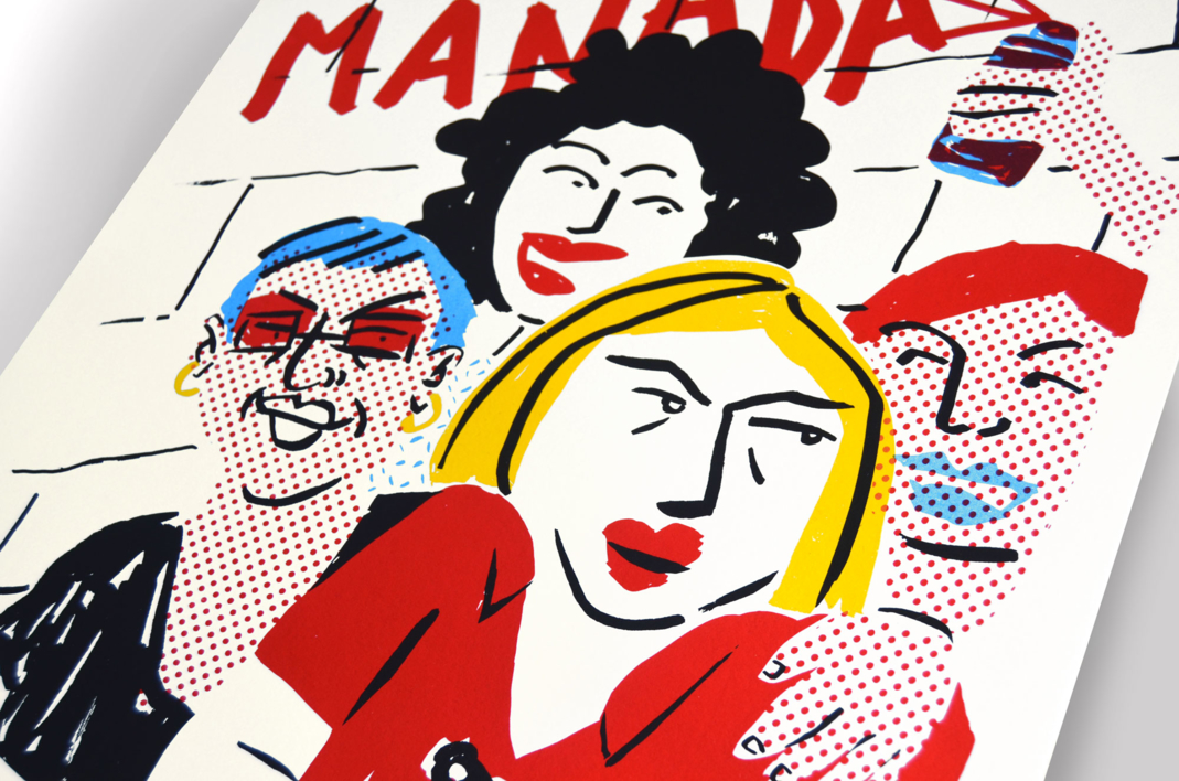 Somos Manada | Ilustración de Mar Estrama | Compra arte en Flecha.es