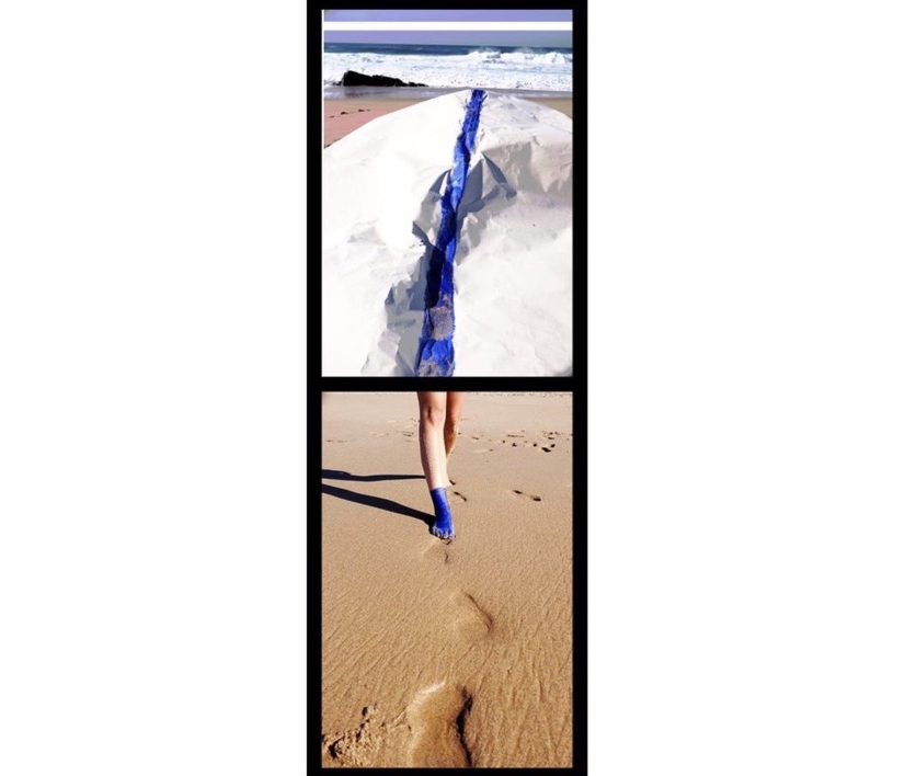 Cuerpo raro en azul marino 1 & 2 |Digital de Lisa | Compra arte en Flecha.es