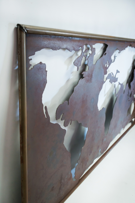 MAPA MUNDI XX | Escultura de pared de María Hervás | Compra arte en Flecha.es