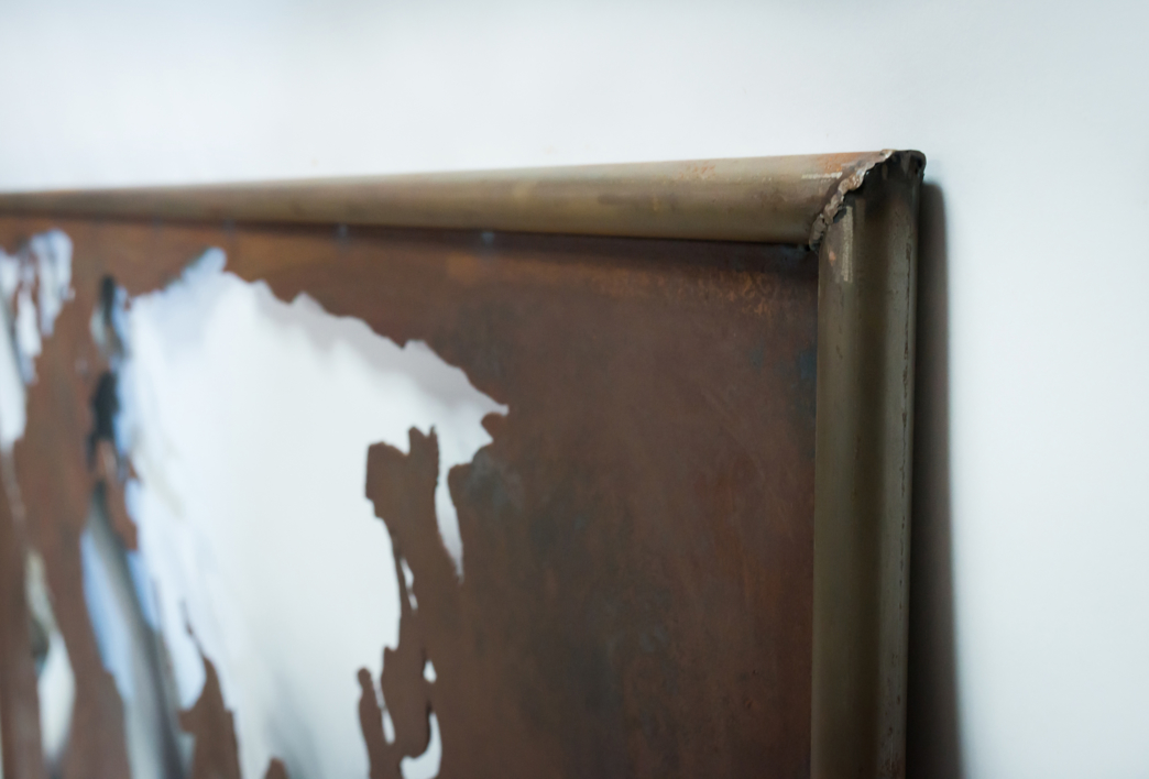 MAPA MUNDI XX | Escultura de pared de María Hervás | Compra arte en Flecha.es