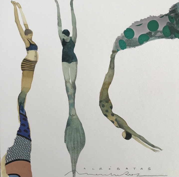Sincronía |Collage de Menchu Uroz | Compra arte en Flecha.es