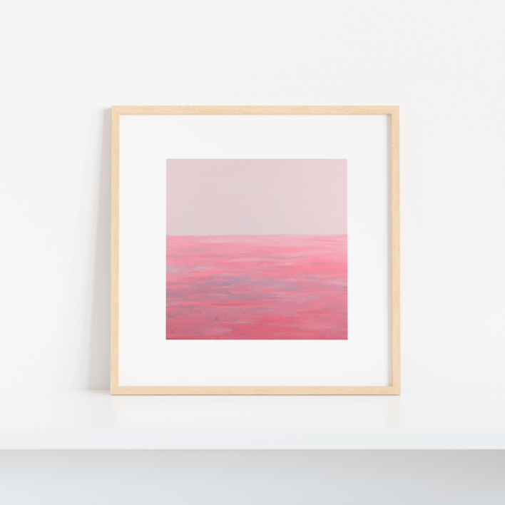 Mar rosa | Pintura de Ana Patitú | Compra arte en Flecha.es