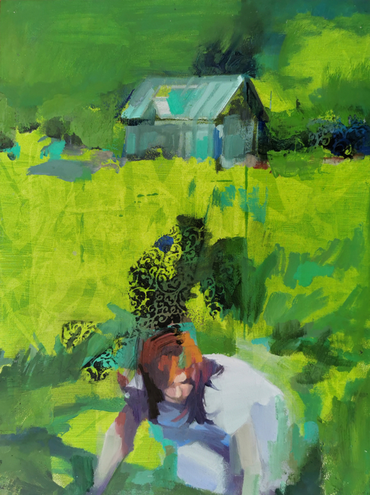 La búsqueda |Pintura de Carmen Montero | Compra arte en Flecha.es