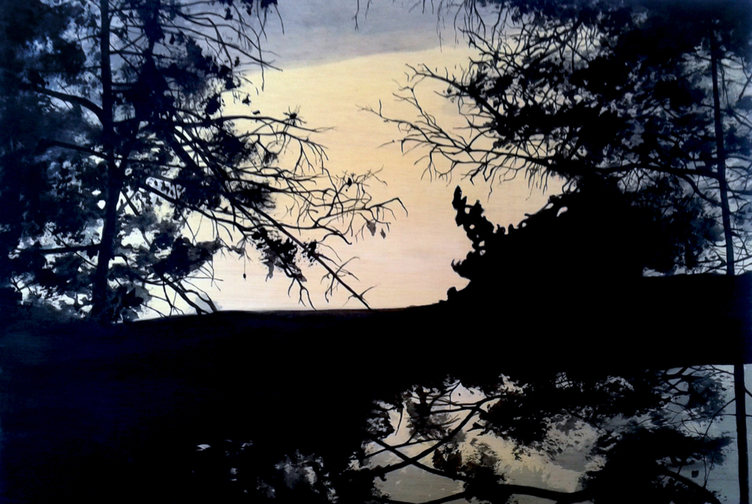 Woods #1014 |Pintura de Aya Eliav | Compra arte en Flecha.es