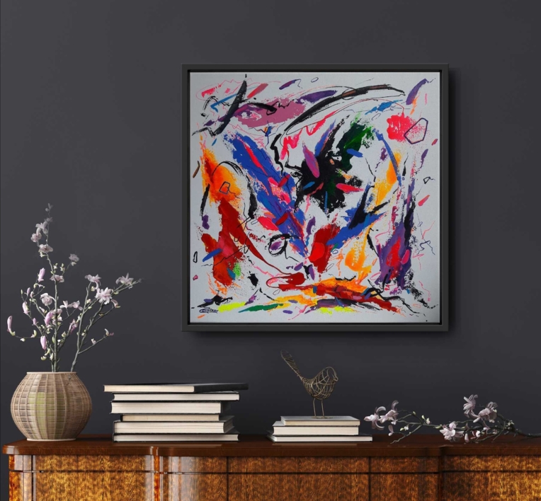 HOUGAKU  MUSIC  JAPAN - II | Pintura de Valeriano Cortázar | Compra arte en Flecha.es